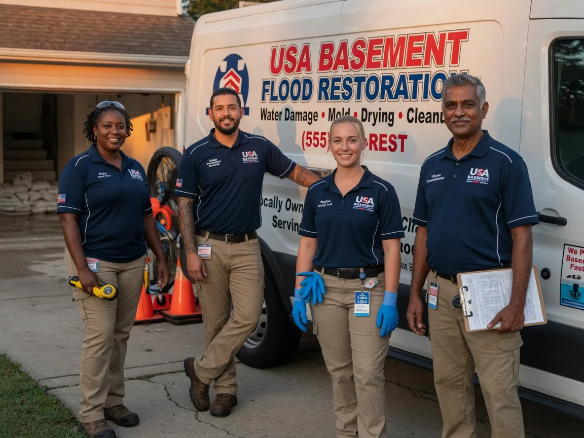 Basement Flood Cleanup company in Hague, ND