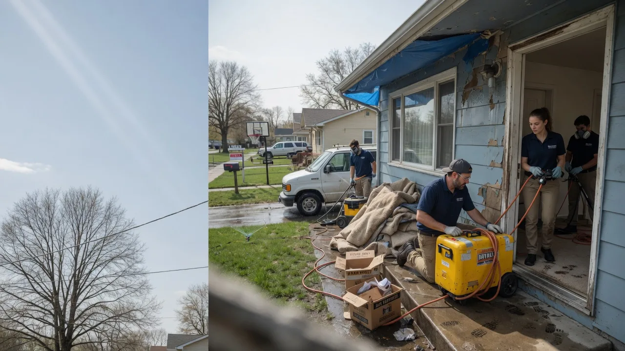 Basement Flood Cleanup in Hague, ND near me